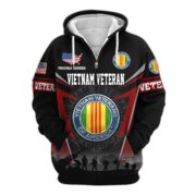 Premium US Veterans Zip Hoodie BPHN131012, Gifts For US Veterans, Gifts On Father's Day, Veterans Day. - Image 39