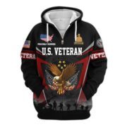 Premium US Veterans Zip Hoodie BPHN131012, Gifts For US Veterans, Gifts On Father's Day, Veterans Day. - Image 36