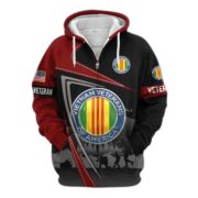 Premium US Veterans Zip Hoodie BPHN091011, Gifts For US Veterans, Gifts On Father's Day, Veterans Day. - Image 39