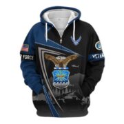 Premium US Veterans Zip Hoodie BPHN091011, Gifts For US Veterans, Gifts On Father's Day, Veterans Day. - Image 27