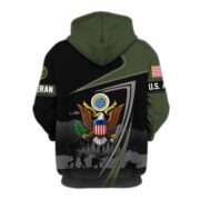 Premium US Veterans Zip Hoodie BPHN091011, Gifts For US Veterans, Gifts On Father's Day, Veterans Day. - Image 7