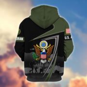 Premium US Veterans Zip Hoodie BPHN091011, Gifts For US Veterans, Gifts On Father's Day, Veterans Day. - Image 7
