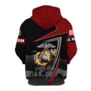 Premium US Veterans Zip Hoodie BPHN091011, Gifts For US Veterans, Gifts On Father's Day, Veterans Day. - Image 19