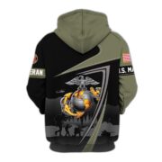 Premium US Veterans Zip Hoodie BPHN091011, Gifts For US Veterans, Gifts On Father's Day, Veterans Day. - Image 22