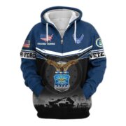Premium US Veterans Zip Hoodie BPHN131011, Gifts For US Veterans, Gifts On Father's Day, Veterans Day. - Image 27