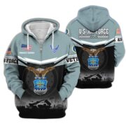 Premium US Veterans Zip Hoodie BPHN131011, Gifts For US Veterans, Gifts On Father's Day, Veterans Day. - Image 23