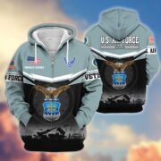 Premium US Veterans Zip Hoodie BPHN131011, Gifts For US Veterans, Gifts On Father's Day, Veterans Day. - Image 23