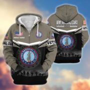 Premium US Veterans Zip Hoodie BPHN131011, Gifts For US Veterans, Gifts On Father's Day, Veterans Day. - Image 8