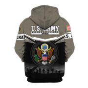 Premium US Veterans Zip Hoodie BPHN131011, Gifts For US Veterans, Gifts On Father's Day, Veterans Day. - Image 4
