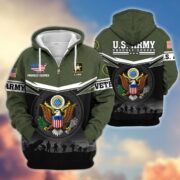 Premium US Veterans Zip Hoodie BPHN131011, Gifts For US Veterans, Gifts On Father's Day, Veterans Day. - Image 5