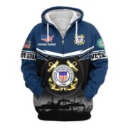 Premium US Veterans Zip Hoodie BPHN131011, Gifts For US Veterans, Gifts On Father's Day, Veterans Day. - Image 30
