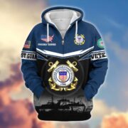 Premium US Veterans Zip Hoodie BPHN131011, Gifts For US Veterans, Gifts On Father's Day, Veterans Day. - Image 30