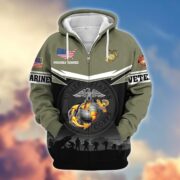 Premium US Veterans Zip Hoodie BPHN131011, Gifts For US Veterans, Gifts On Father's Day, Veterans Day. - Image 21