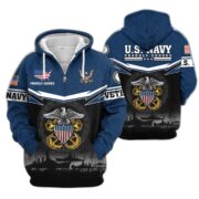 Premium US Veterans Zip Hoodie BPHN131011, Gifts For US Veterans, Gifts On Father's Day, Veterans Day. - Image 11