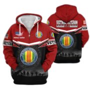 Premium US Veterans Zip Hoodie BPHN131011, Gifts For US Veterans, Gifts On Father's Day, Veterans Day. - Image 38