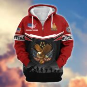 Premium US Veterans Zip Hoodie BPHN131011, Gifts For US Veterans, Gifts On Father's Day, Veterans Day. - Image 36