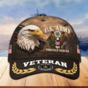 Premium US Veterans Baseball Hats CPHN060112, Gifts for US Veterans, Gifts on Veterans Day. - Image 2