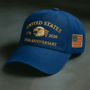 Embroidery USA 250th Anniversary Commemorative Cap - Image 4